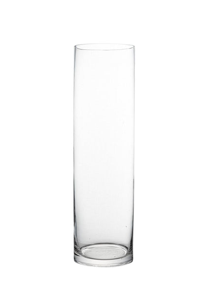 13.5 Inch Clear Cylinder Glass Vase 4W x 13.5H -- 12 Per Case