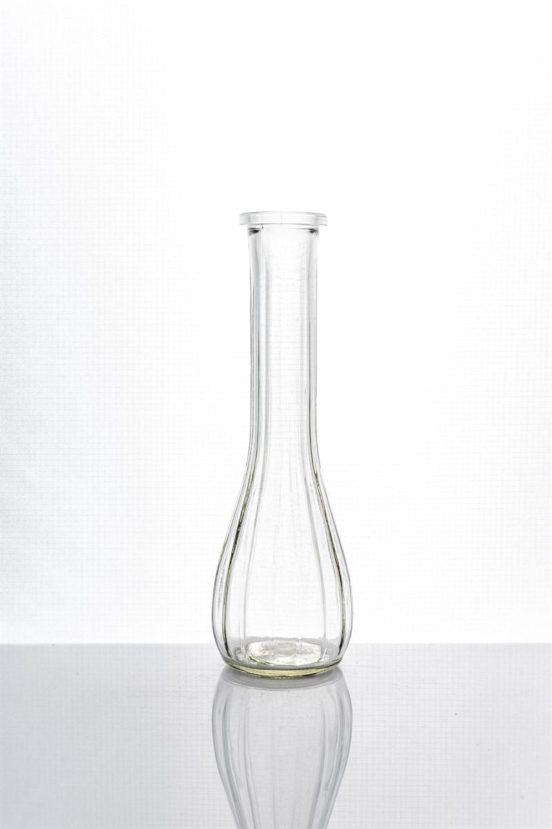 8.5 Inch Clear Bud Glass Vase 1.5W x 8.5H -- 24 Per Case