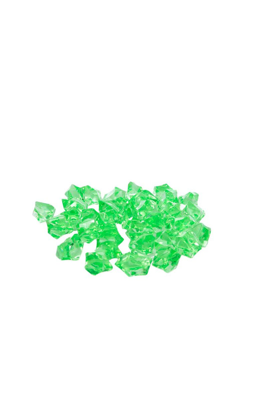 400G Green Acrylic Diamonds -- 24 Per Case