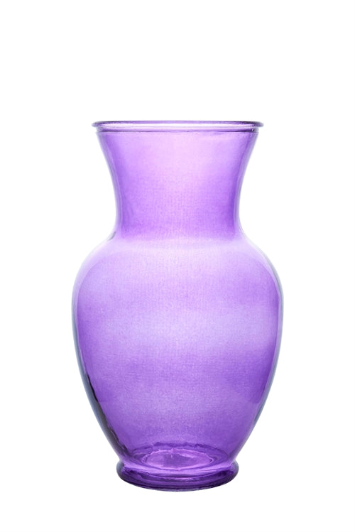 11 Inch Purple Ginger Glass Vase 5.25W x 11H -- 6 Per Case