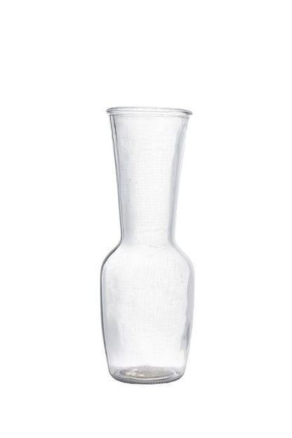 9 Inch Clear Bunch Glass Vase 2.75W x 9H -- 24 Per Case