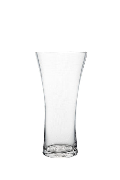 10 Inch Clear Hour Glass Vase 4.75W x 10H -- 12 Per Case