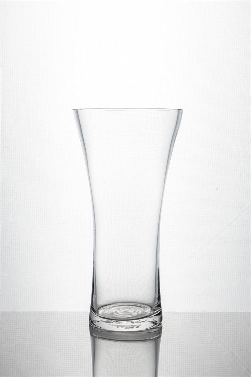 10 Inch Clear Hour Glass Vase 4.75W x 10H -- 12 Per Case