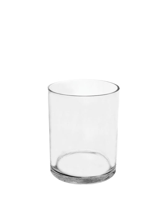 6 Inch Clear Cylinder Glass Vase 5W x 6H -- 24 Per Case