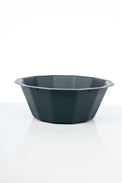 4.5 Inch Green Bowl Plastic Planter 11W x 4.5H -- 96 Per Case