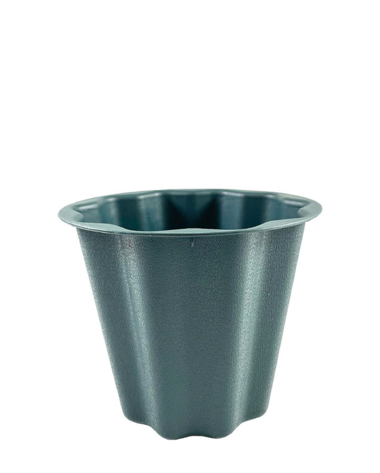 9 Inch Green Bucket Plastic Planter 10W x 9H -- 48 Per Case