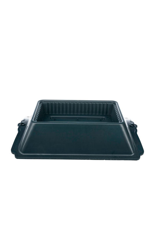 14 Inch Green Deluxe Casket Plastic Planter 14L x 10.5W -- 12 Per Case