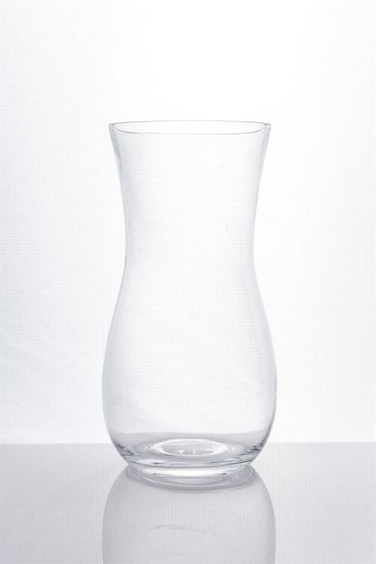 10.5 Inch Clear Hour Glass Vase 5W x 10.5H -- 6 Per Case