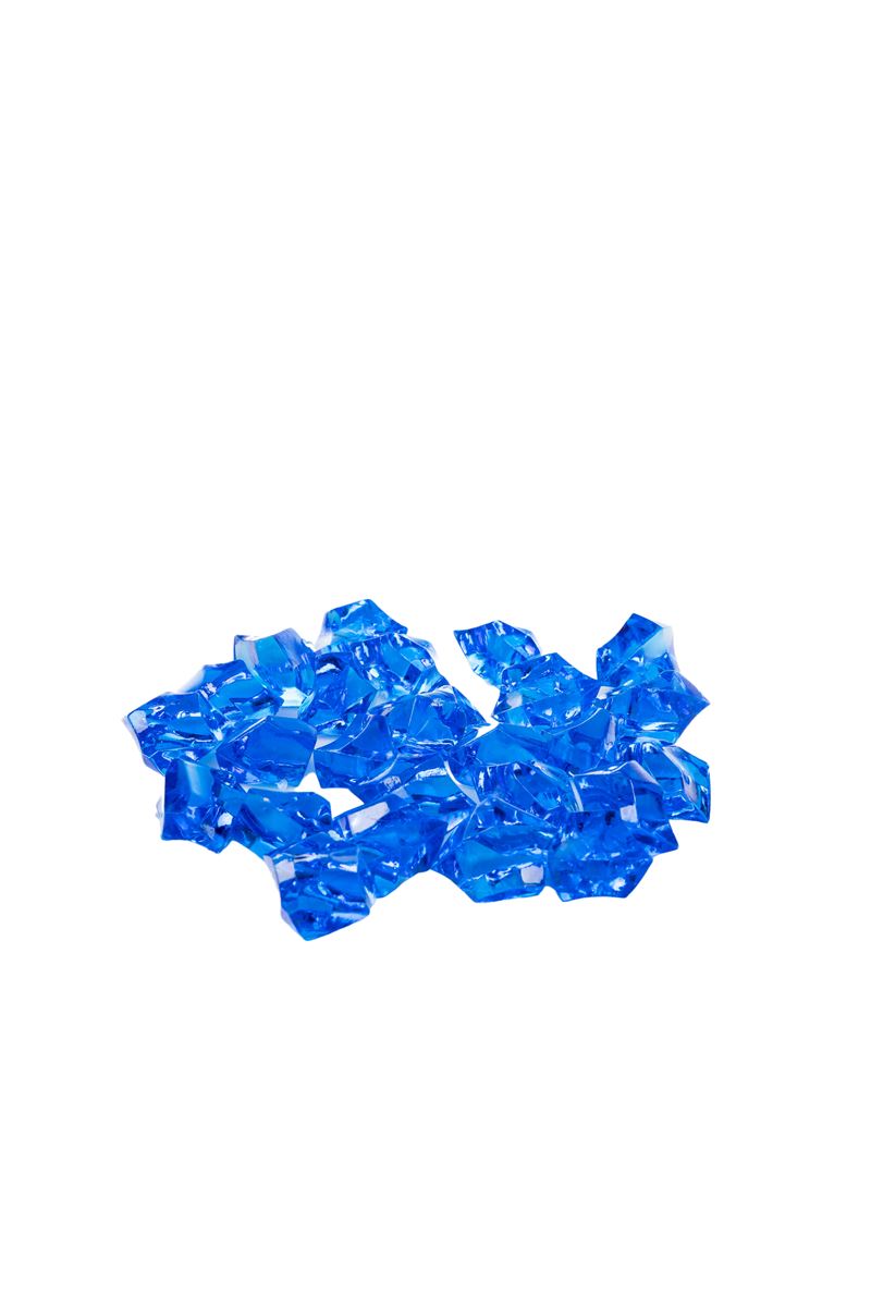 300G Blue Acrylic Gems -- 24 Per Case