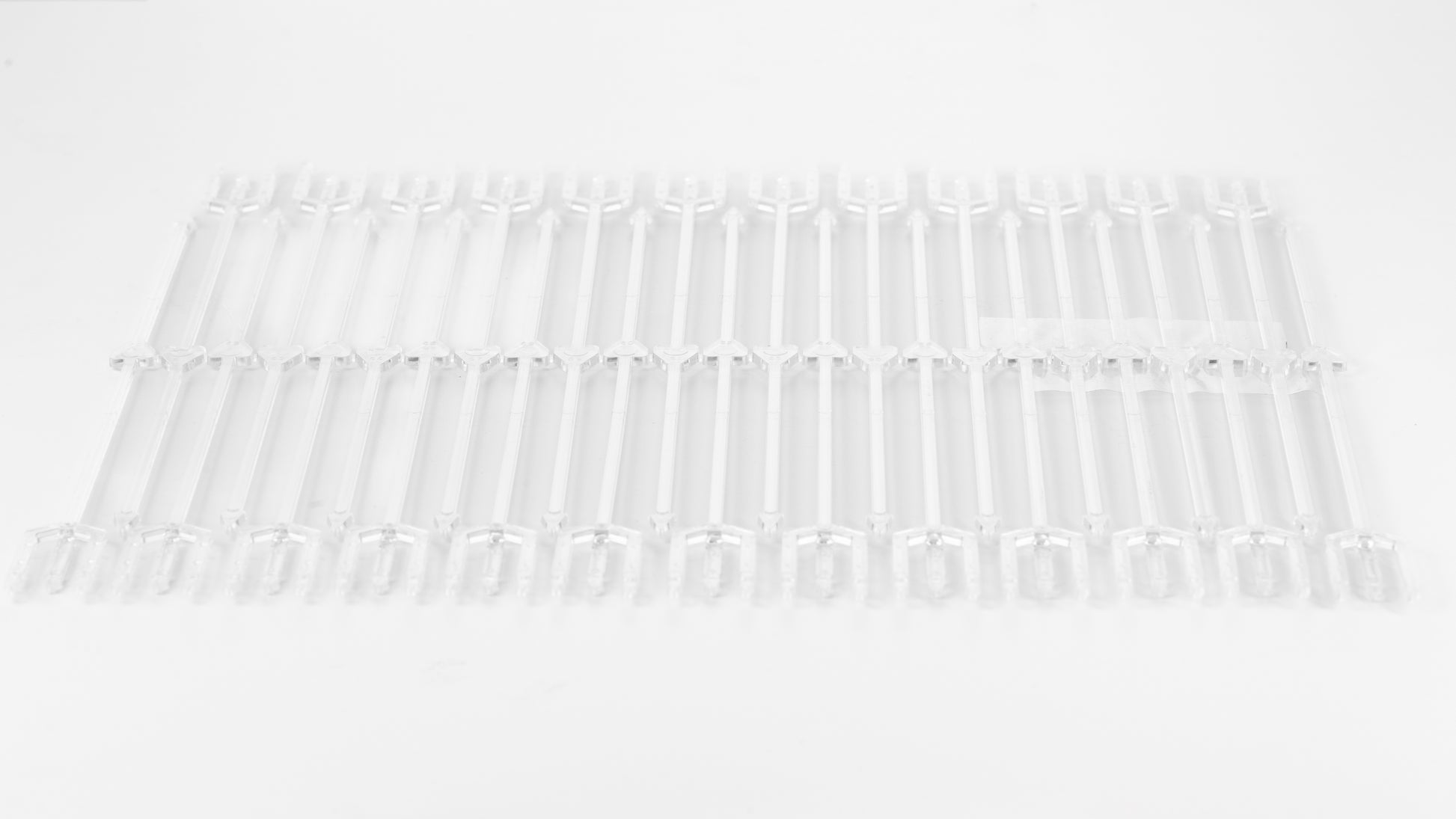 9 Inch Clear Plastic Cardette -- 1000 Per Case