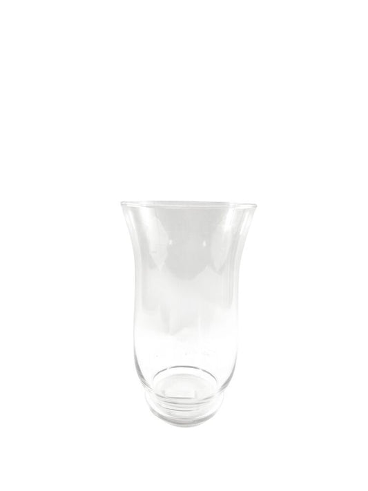 6 Inch Clear Hurricane Glass Vase 4.5W x 6H -- 72 Per Case