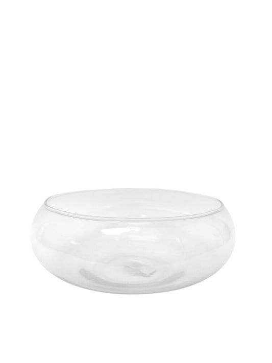 5 Inch Clear Bowl Glass Vase 4.75W x 5H -- 72 Per Case