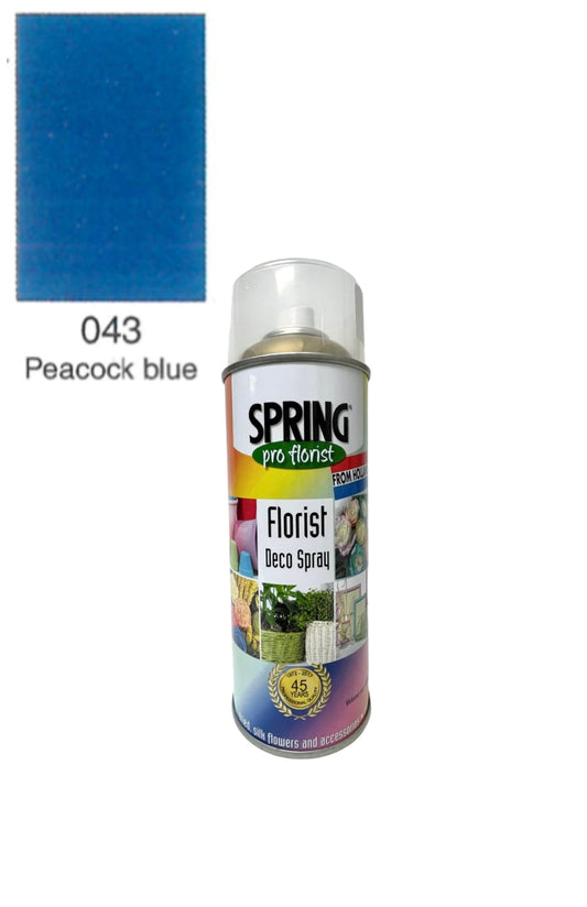 400ml Spray Color - 043 Peacock Blue -- 12 Per Case