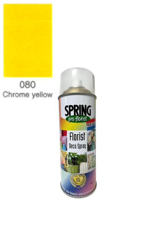 400ml Spray Color - 080 Chrome Yellow -- 12 Per Case