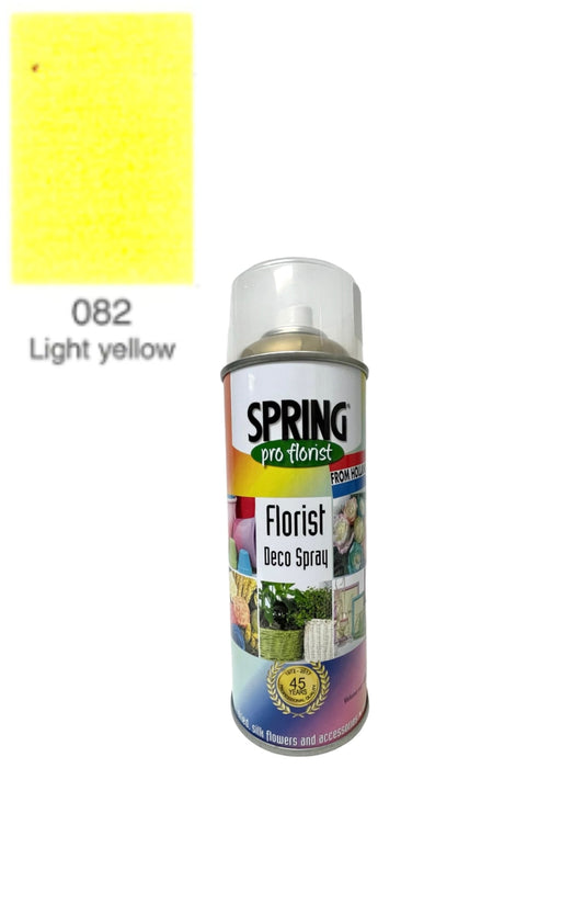 400ml Spray Color - 082 Light Yellow -- 12 Per Case