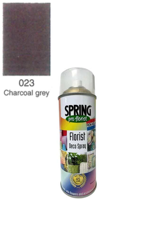 400ml Spray Color - 023 Charcoal Grey -- 12 Per Case