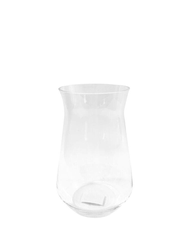 8.25 Inch Clear Belly Glass Vase 5.25W x 8.25H 	 -- 12 Per Case