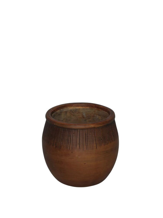 7 Inch Bowl Terracotta Pot 5.5â€W x 7â€H -- 12 Per Case