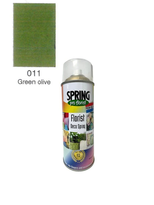 400ml Spray Color - 011 Green Olive -- 12 Per Case