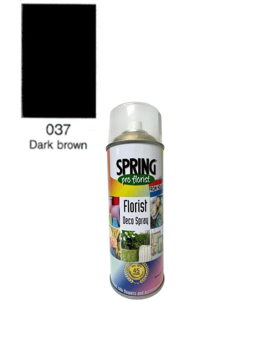 400ml Spray Color - 037 Dark Brown -- 12 Per Case