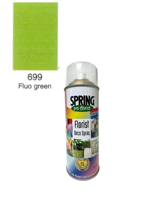 400ml Spray Color - 699 Fluo Green -- 12 Per Case