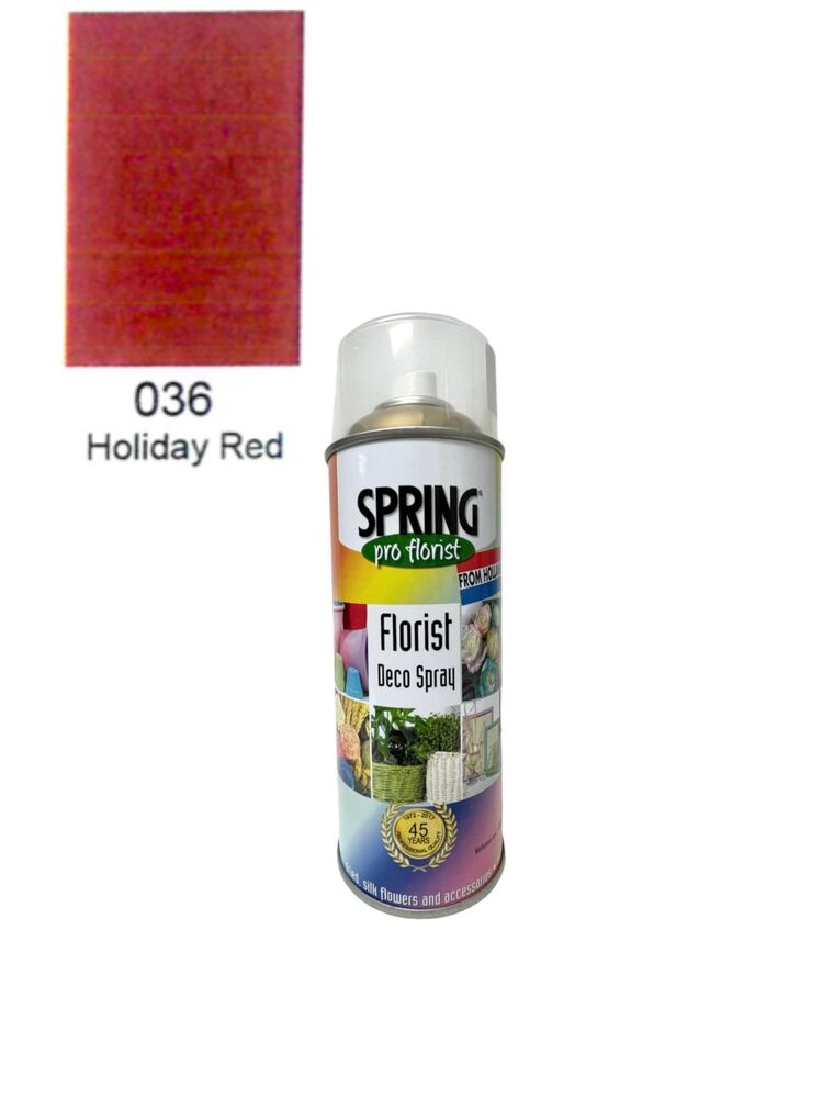 400ml Spray Color - 036 Holiday Red -- 12 Per Case