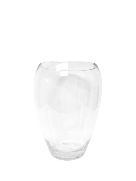 12 Inch  Clear Bullet Glass Vase 7.5D x 12H -- 4 Per Case