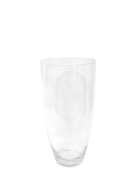 12 Inch Cleae Bullet Glass Vase 6D x 12H -- 6 Per Case