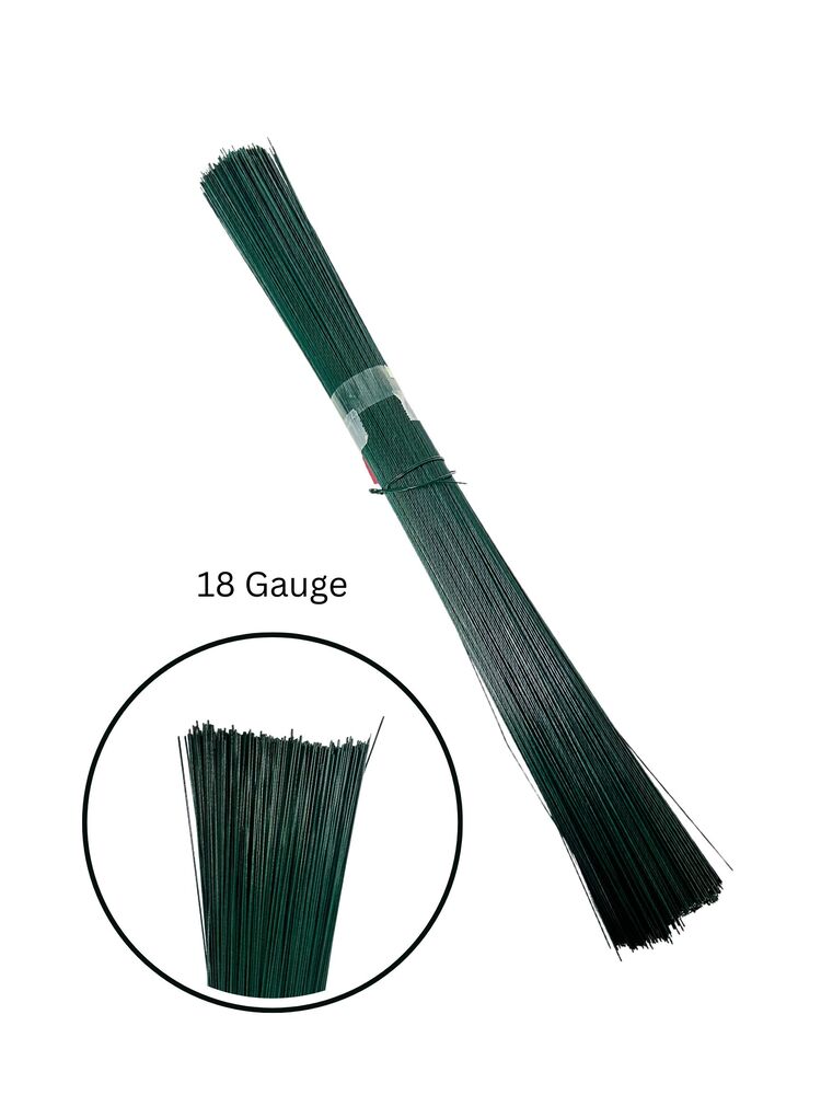 Green Wire 18 Gauge -- 12 Per Case