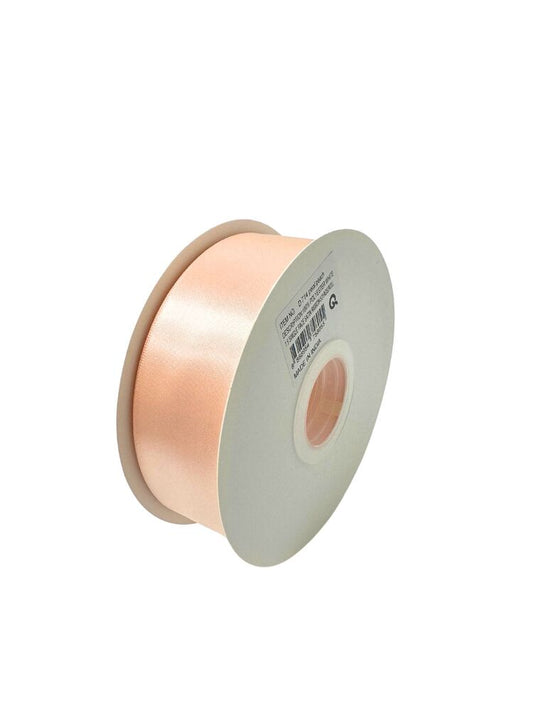 1.5 Inch Polyester Single Satin Ribbon (50 Yards) - Petal Peach -- 9 Per Case