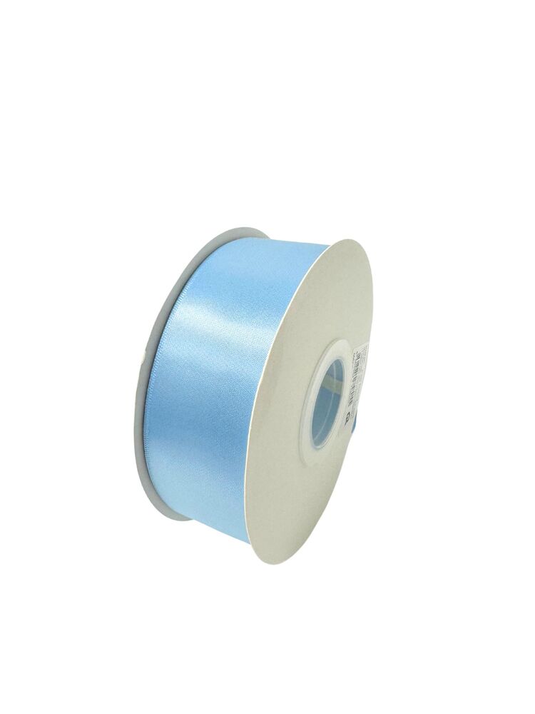 1.5 Inch Polyester Single Satin Ribbon (50 Yards) - Bluebird -- 9 Per Case