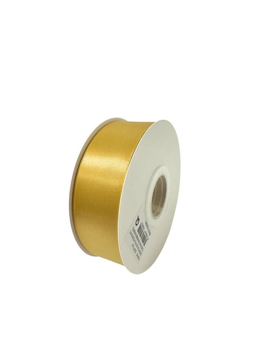 1.5 Inch Polyester Single Satin Ribbon (50 Yards) - Dijon -- 9 Per Case