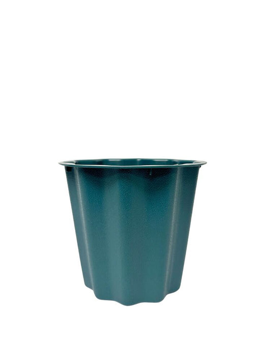 9 Inch Green Bucket Plastic Planter 10W x 9H -- 12 Per Case