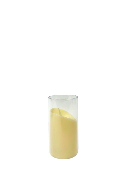 4 Inch Bevel Smooth Candle Light w/ Plastic Holder 2W x 4H -- 240 Per Case