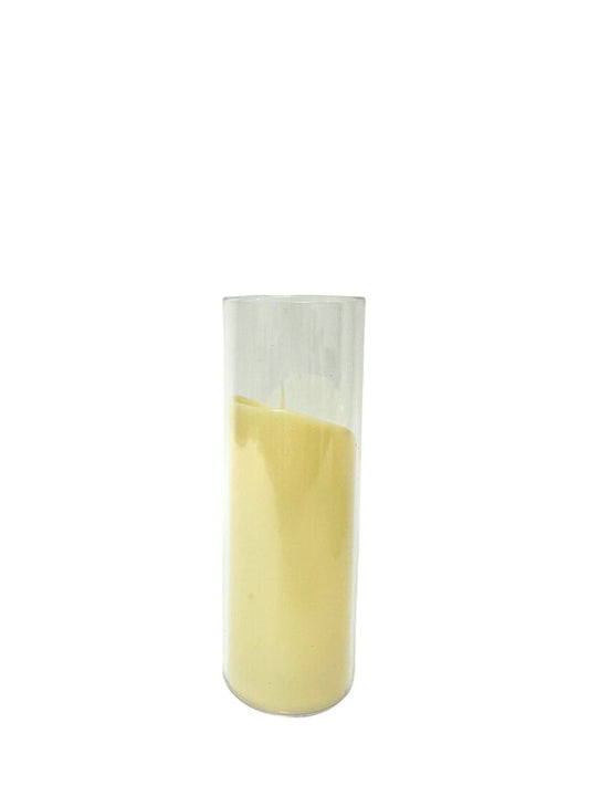 6 Inch Bevel Smooth Candle Light w/ Plastic Holder 2W x 6H -- 240 Per Case