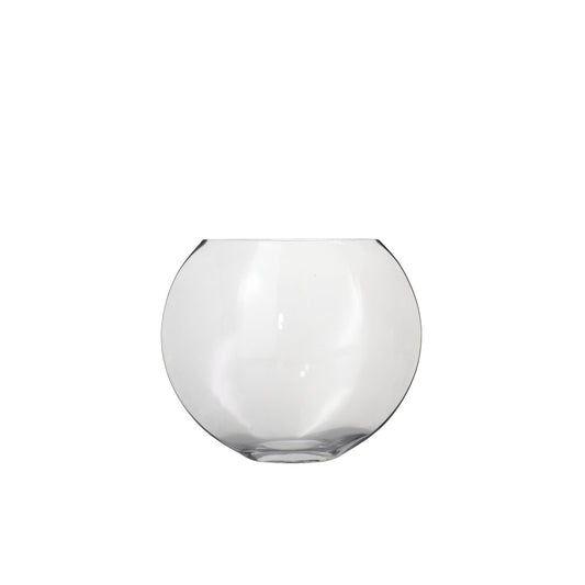 10 Inch Clear Eye Glass Vase 13.5W x 10H -- 6 Per Case