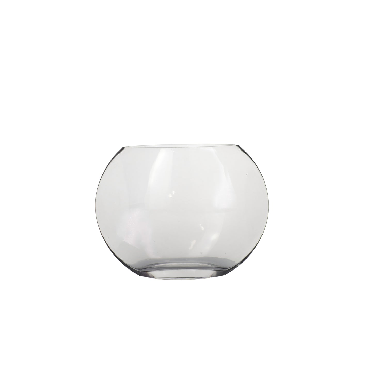 7.5 Inch Clear Eye Glass Vase 11.5W x 7.5H -- 6 Per Case