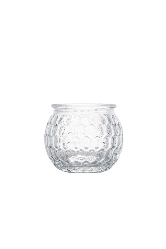 2.5 Inch Textured Bowl Candle Holder 2W x 2.5H -- 24 Per Case