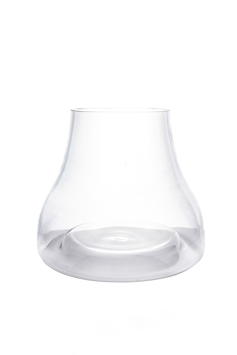 10.5 Inch Clear Belly Glass Vase 7W x 10.5H -- 4 Per Case